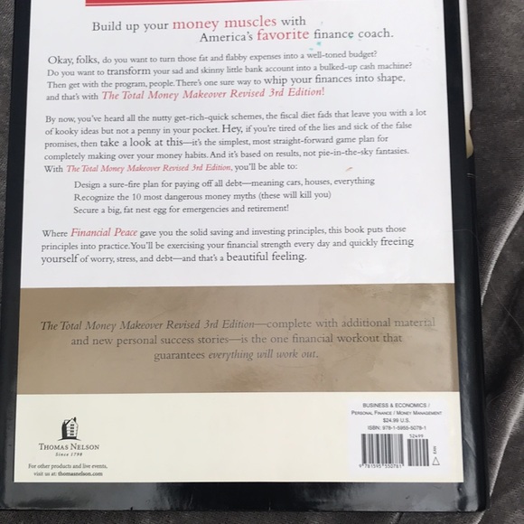 Dave Ramsey Get out of Debt Save money EUC Cover has some blue marks - Picture 2 of 6